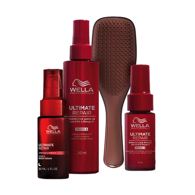 Kit Cuidado e Reparação Wella & Tangle Teezer